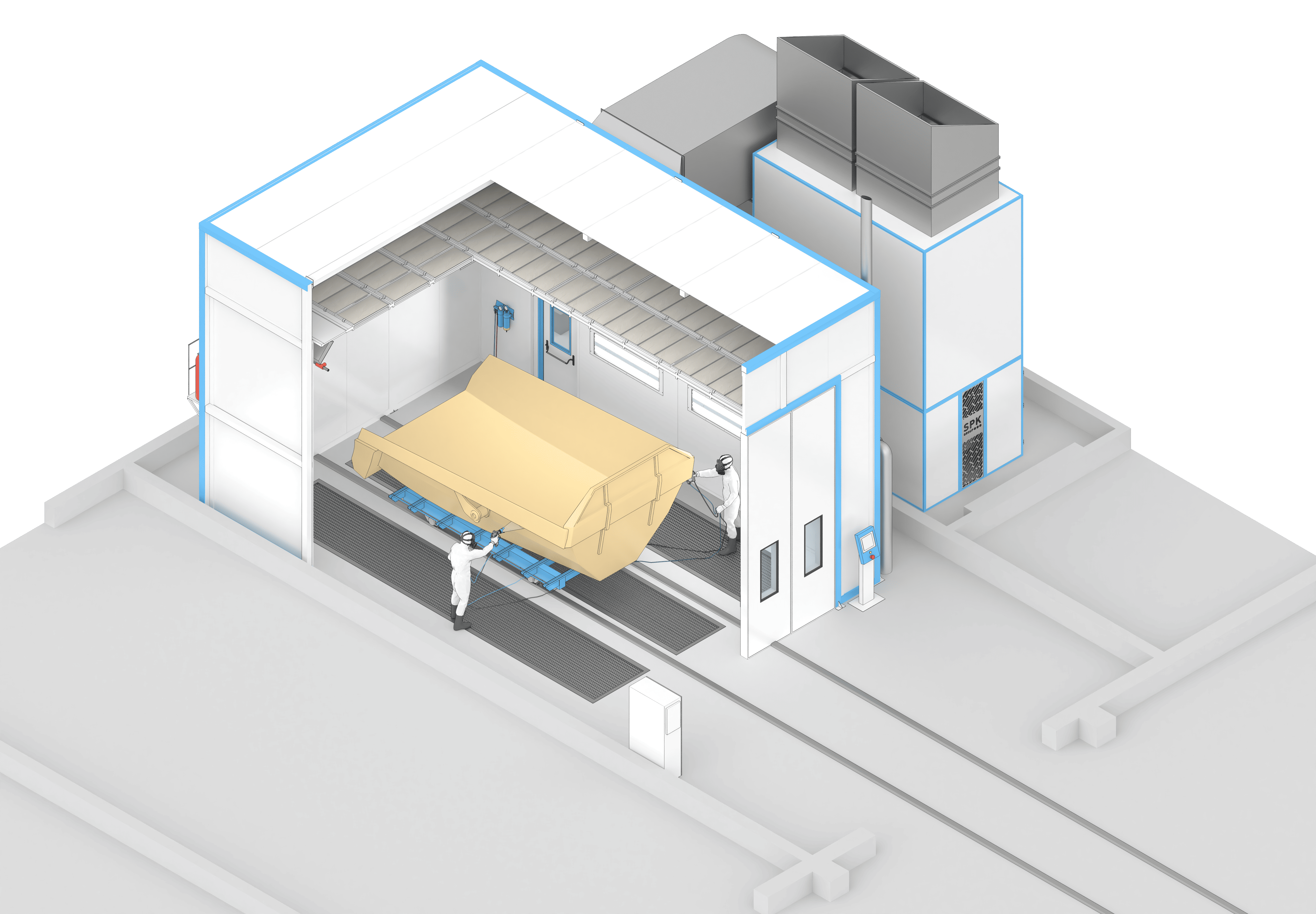 окрасочная камера для кузовов