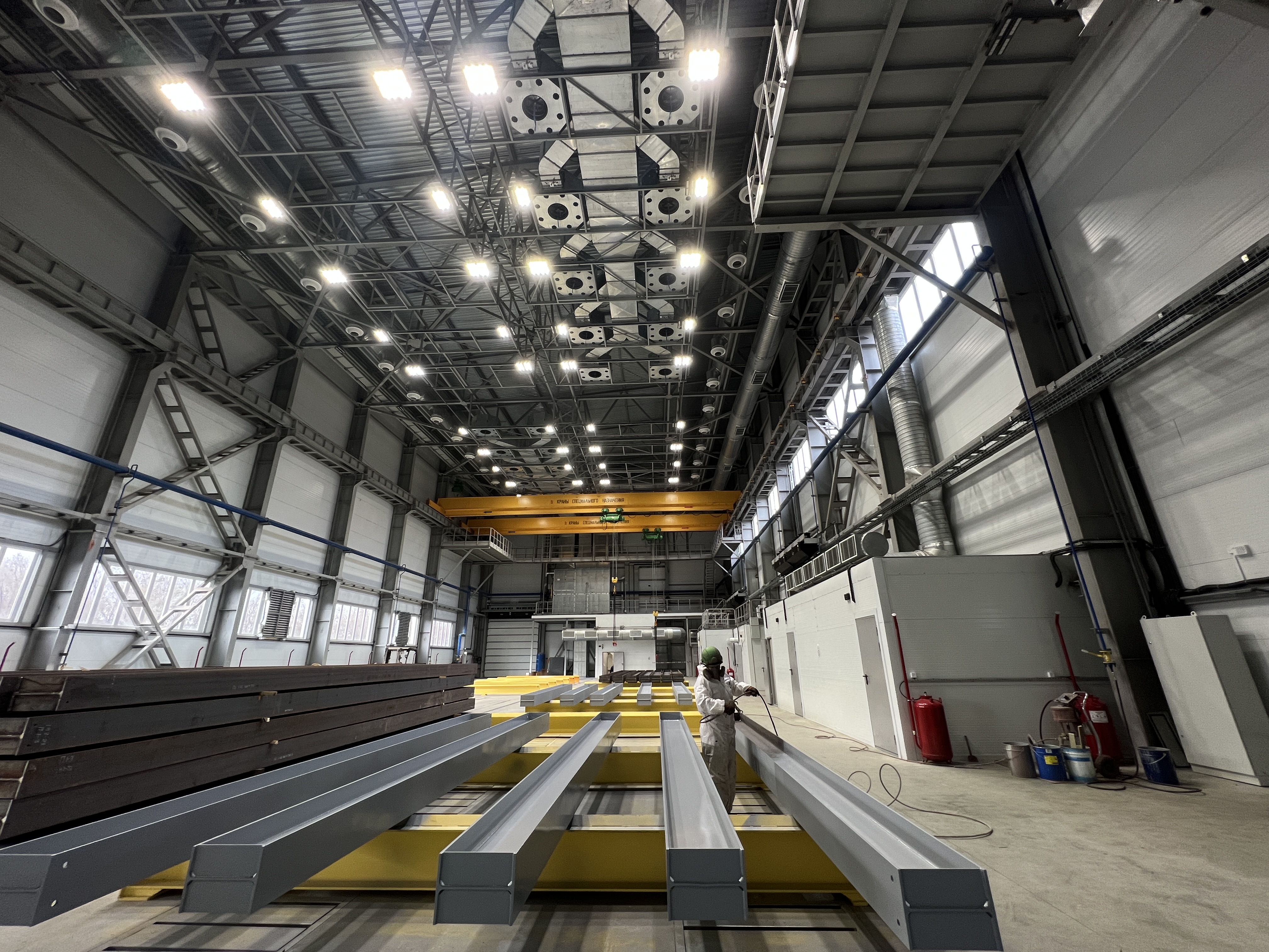 работа окраска металлоконструкций