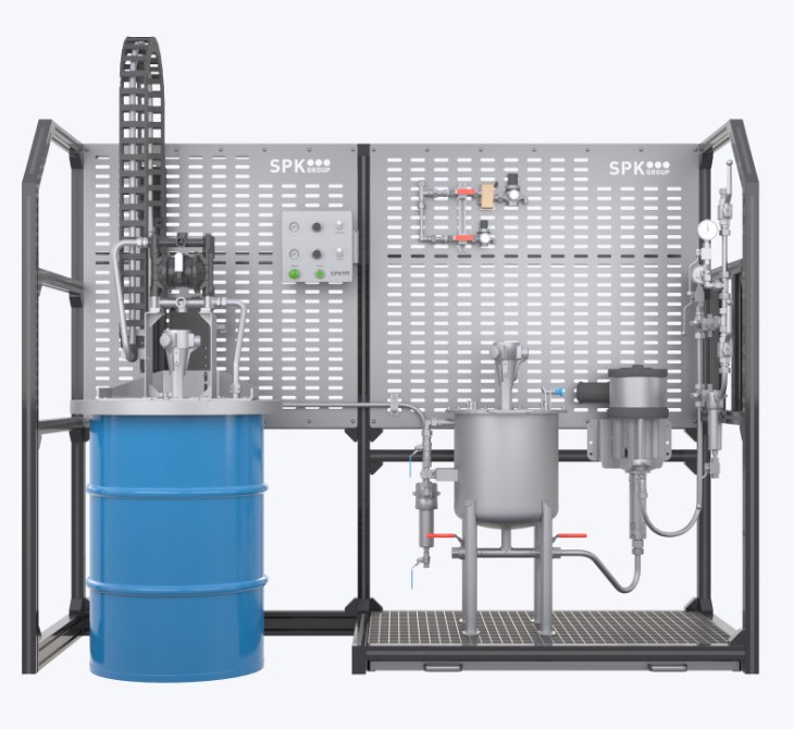 система подготовки и подачи лкм