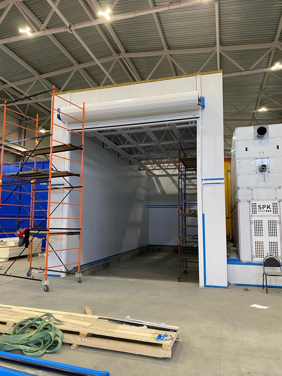 камера окраски спецтехники