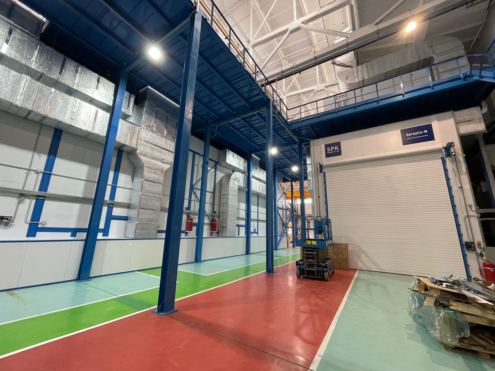 окрасочная камера для рельсового транспорта