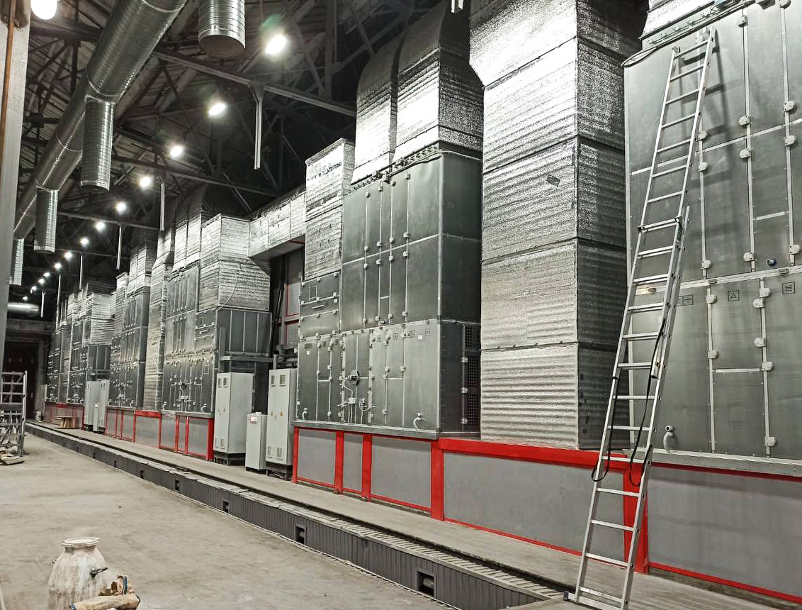 окрасочно сушильная камера для вагонов