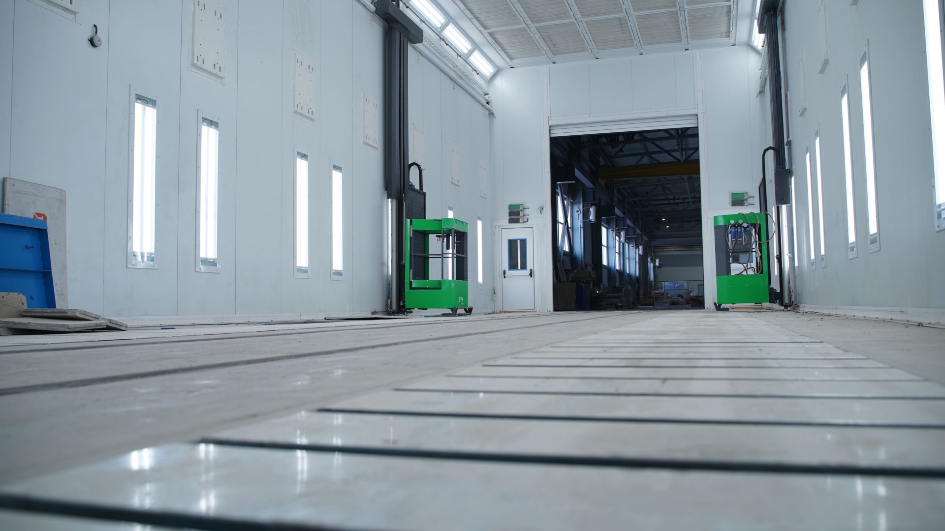 пол покрасочной камера