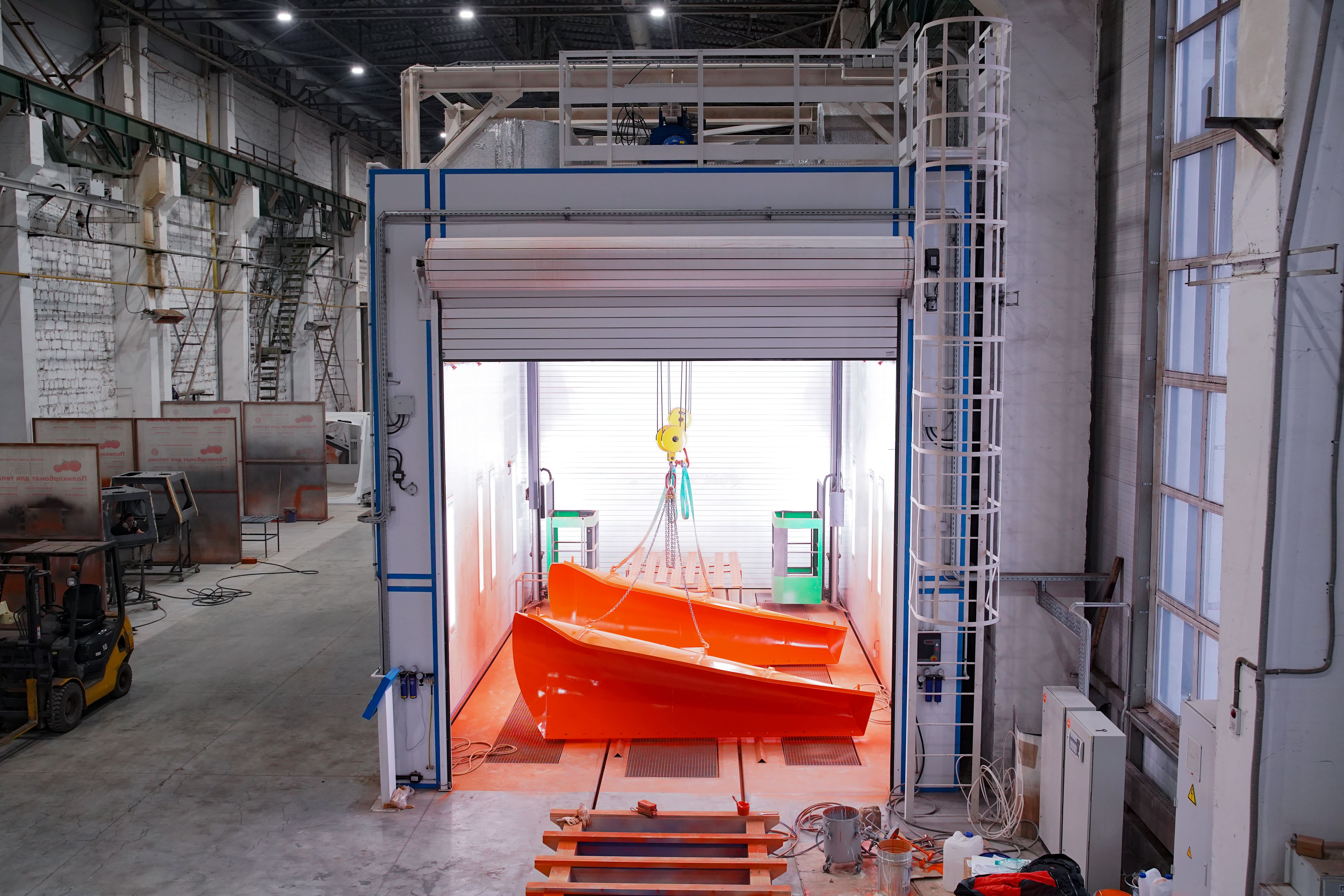 Технологичная покраска спецтехники