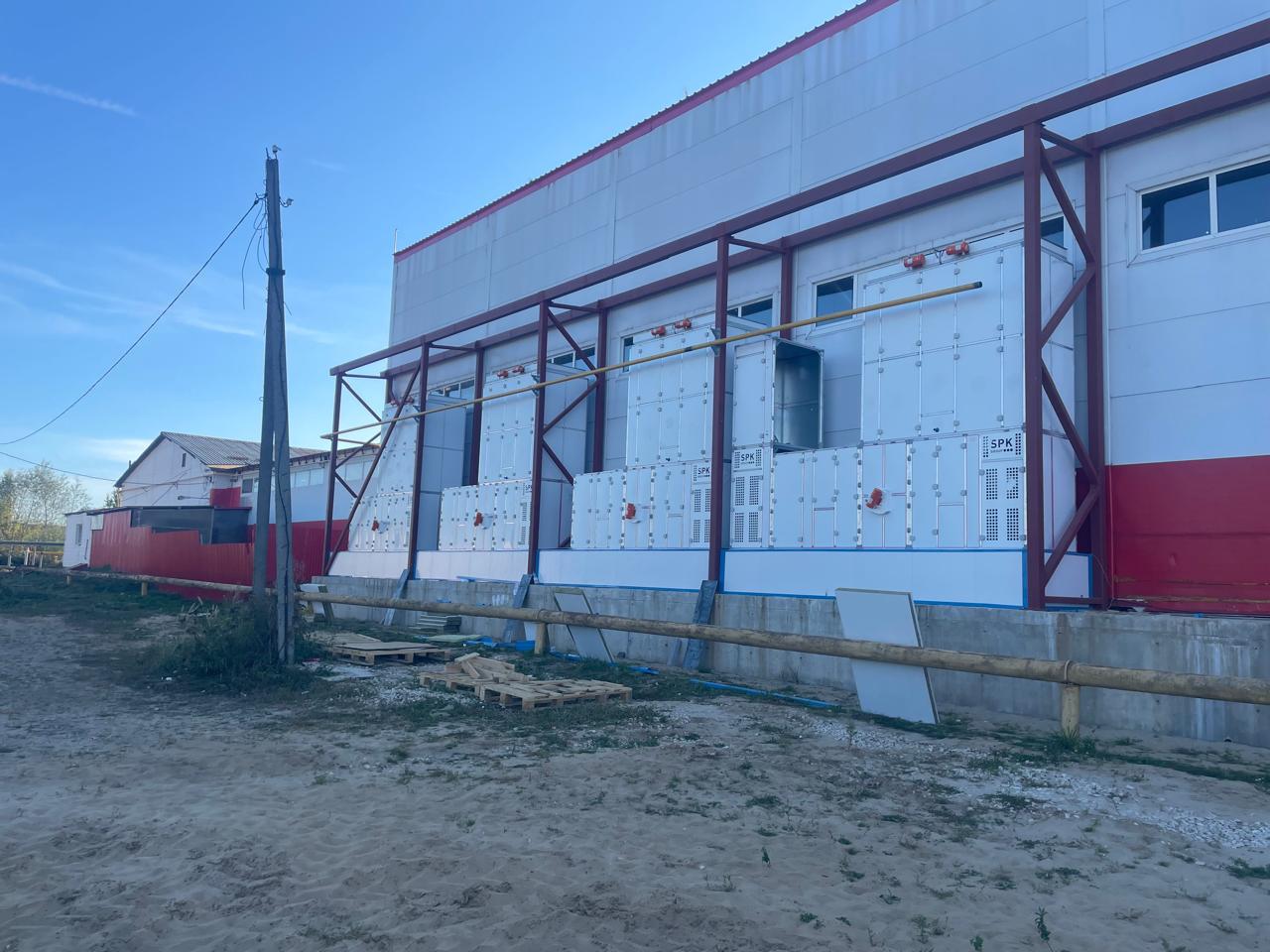 монтаж окрасочной камеры