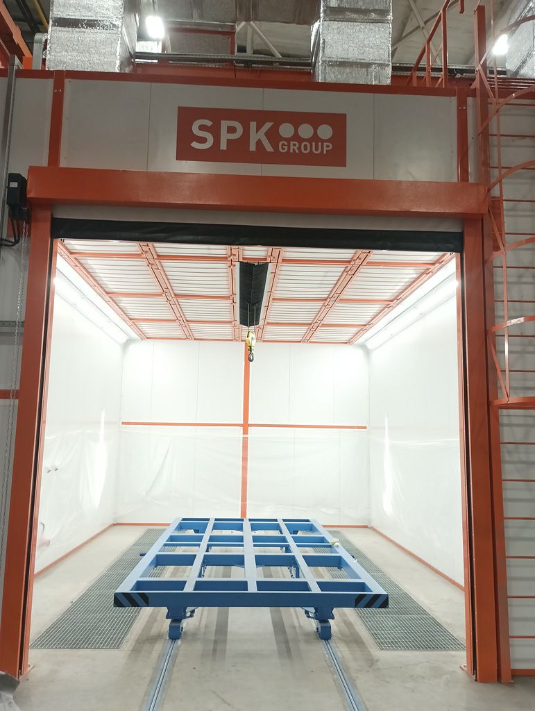 окрасочная камера для крана