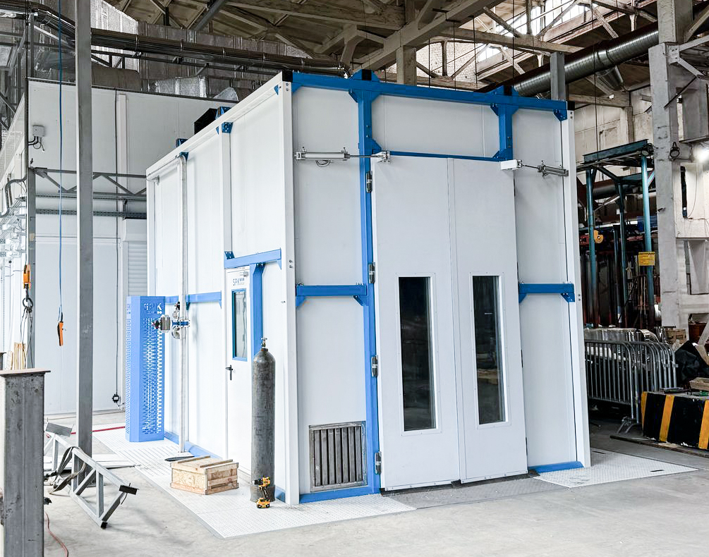 камера окраски