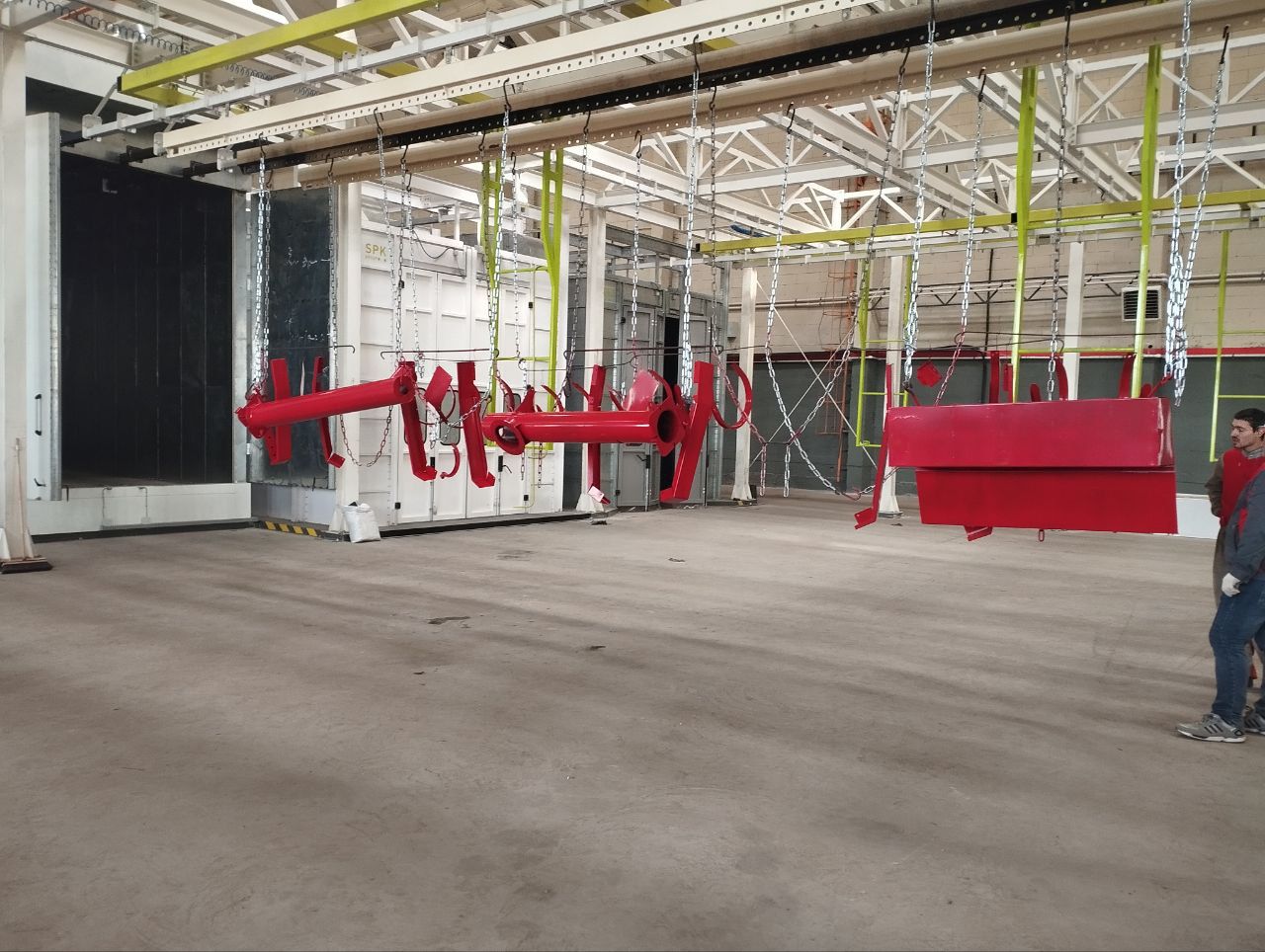 Линия порошковой окраски бу