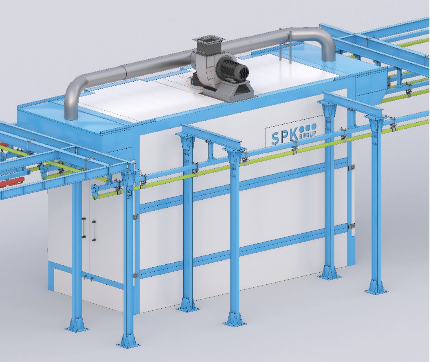 автоматическая линия порошковой покраски купить