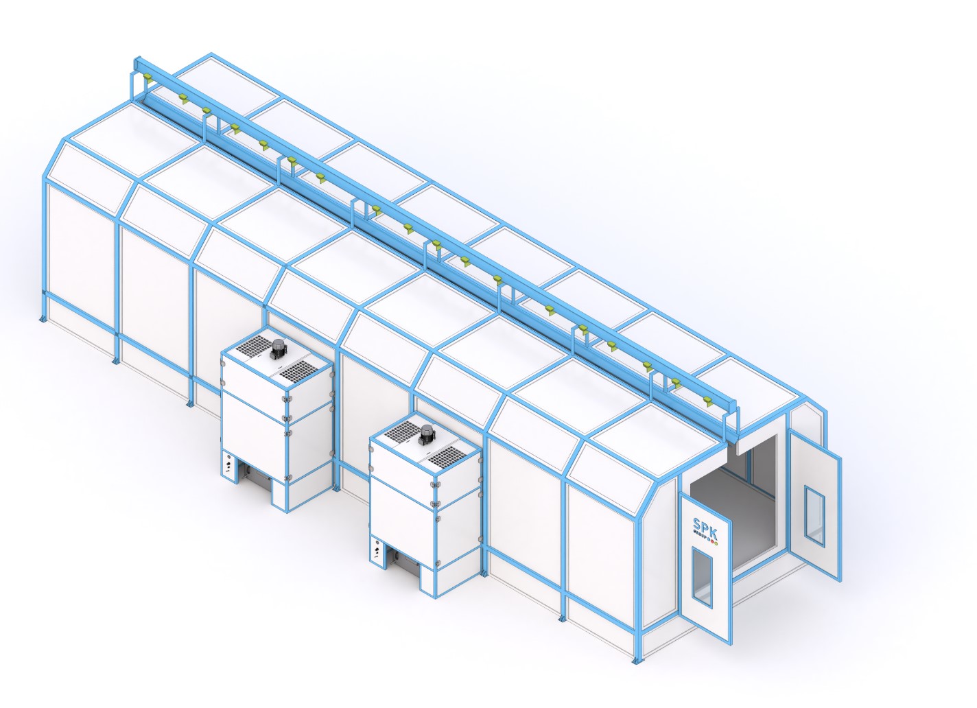 камера нанесения порошка
