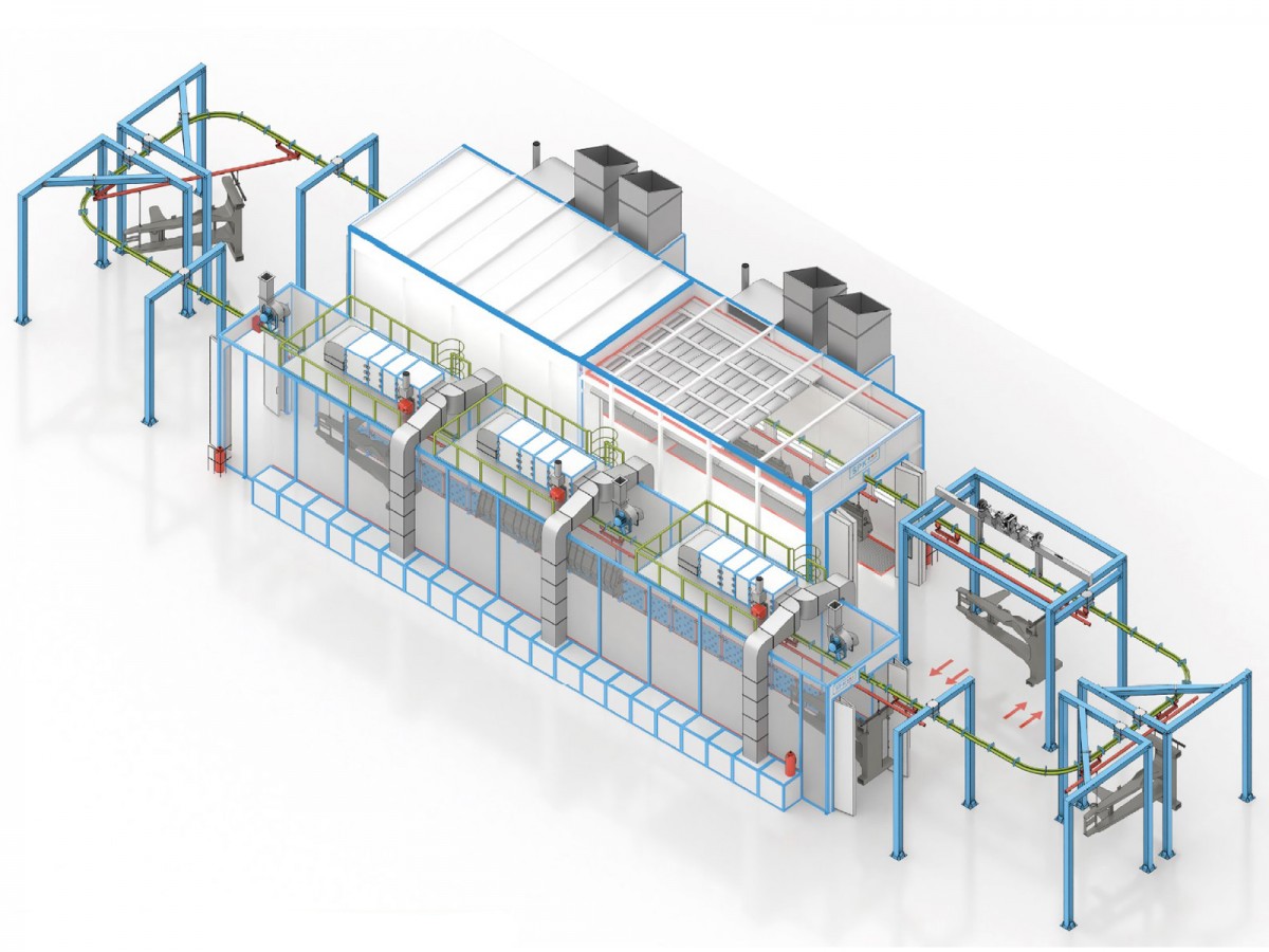 проектирование окрасочных линий